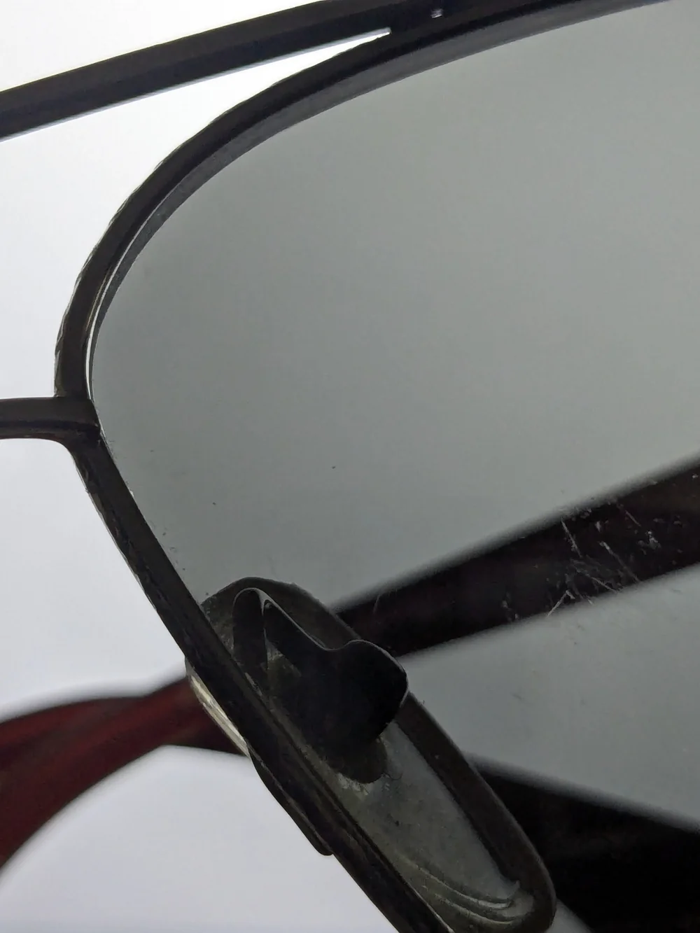 Chrome Hearts The Beast Sunglasses Black Red Aviator Gray Lens Cross